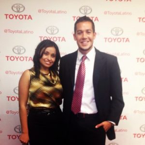 Social Media Spanish team at the Toyota red carpet opening for LATISM 2012