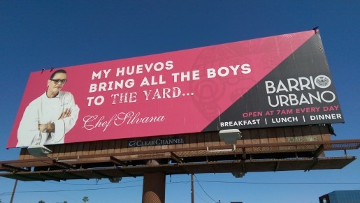 Spanglish Billboard located on 7th St in central Phoenix