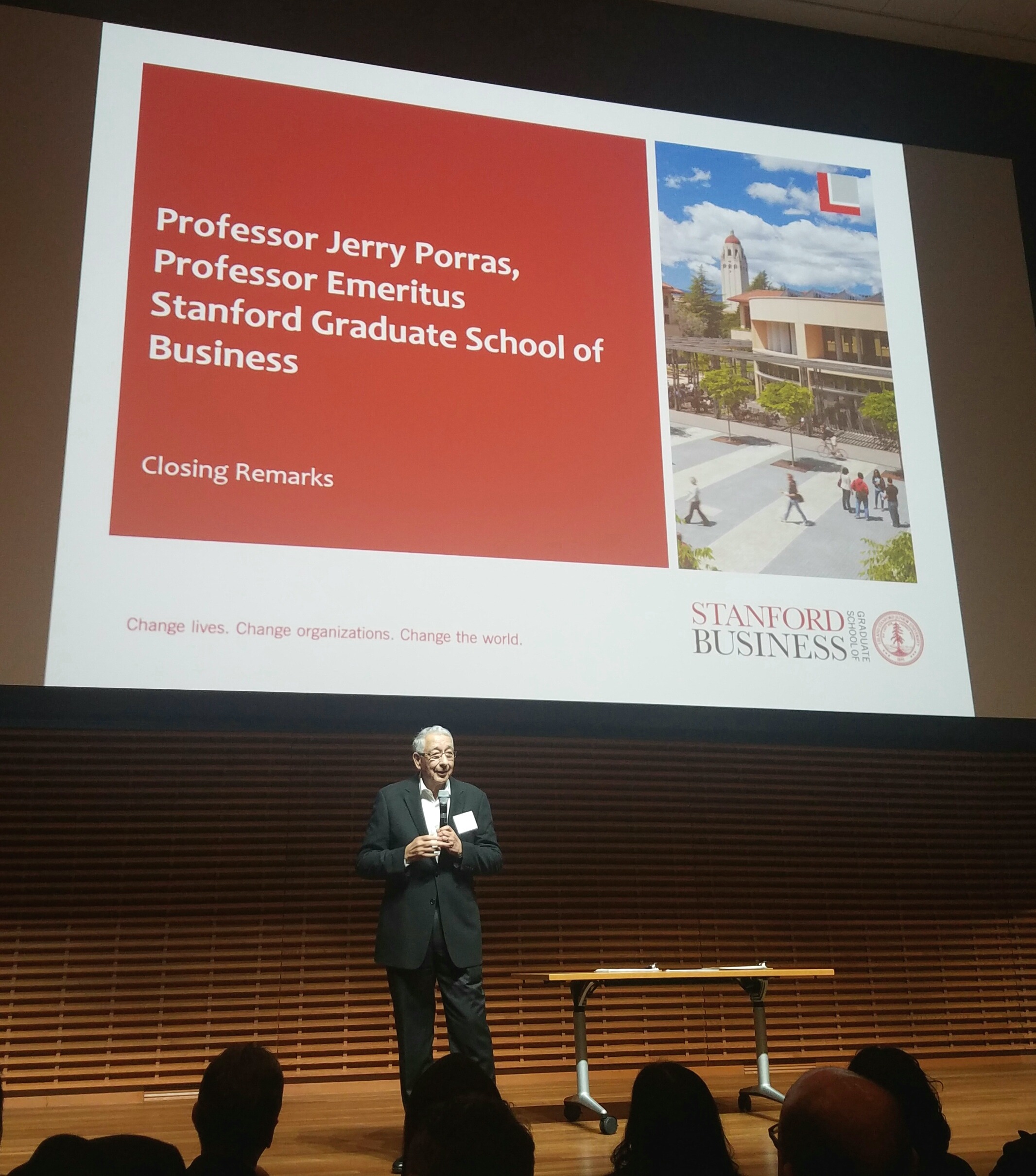 Jerry Porras, Professor Emeritus at Stanford Graduate School of Business