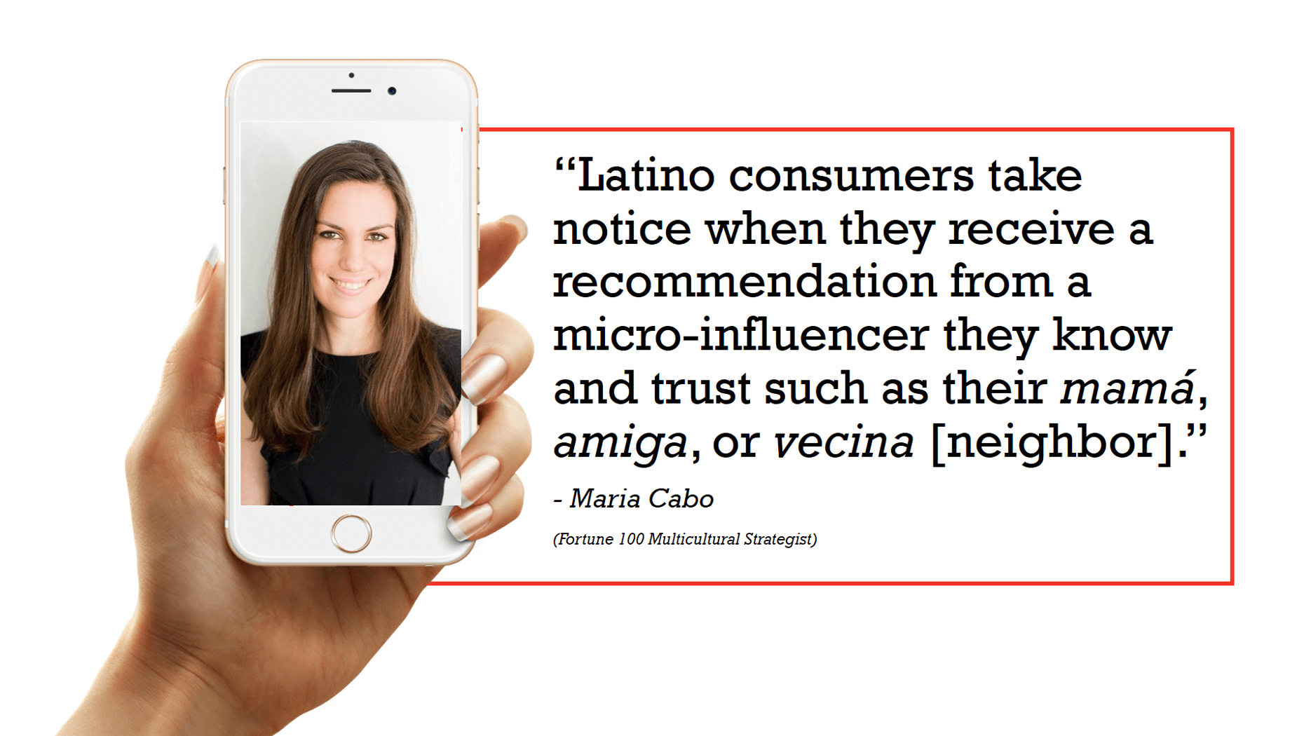 latino social media influencers - Maria Cabo